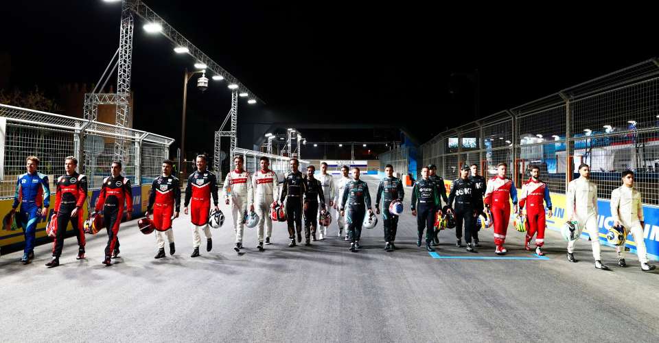 Pilotos Fórmula E 2022 en Arabia Saudí
