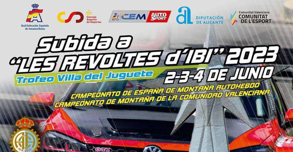 Horarios, itinerario y lista de inscritos de la Subida a Les Revoltes d'Ibi Trofeo Villa del Juguete