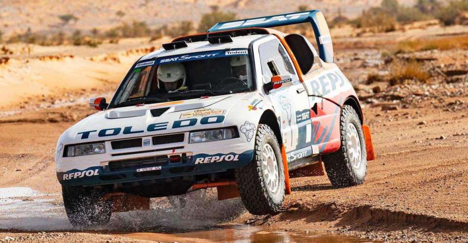 El SEAT Toledo Marathon se queda a las puertas de la victoria en el RallyClassic África