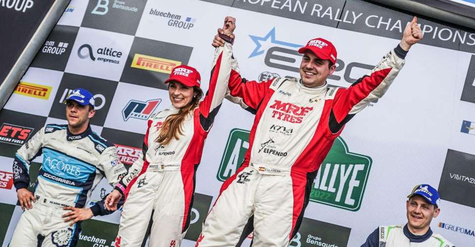 Efrén Llarena y Sara Fernández conquistan el FIA ERC 2022