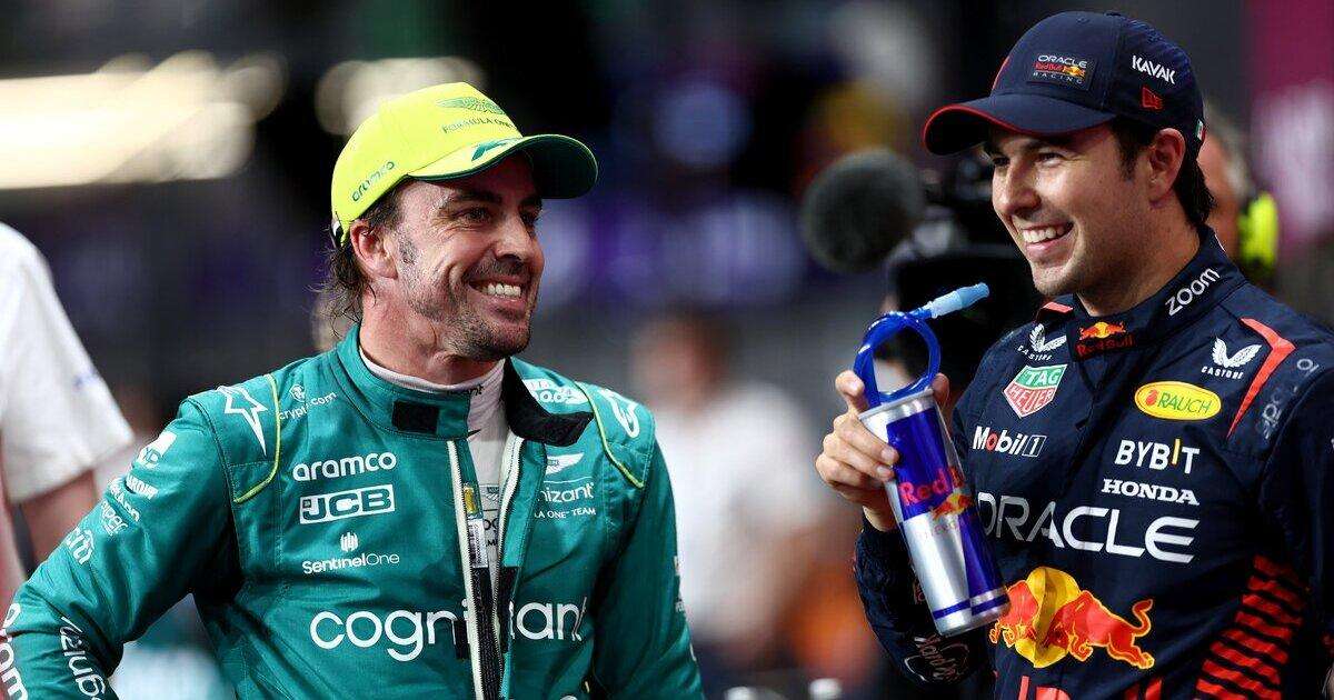 Sergio Pérez le da la pole a Red Bull y Fernando Alonso 3º en Jeddah