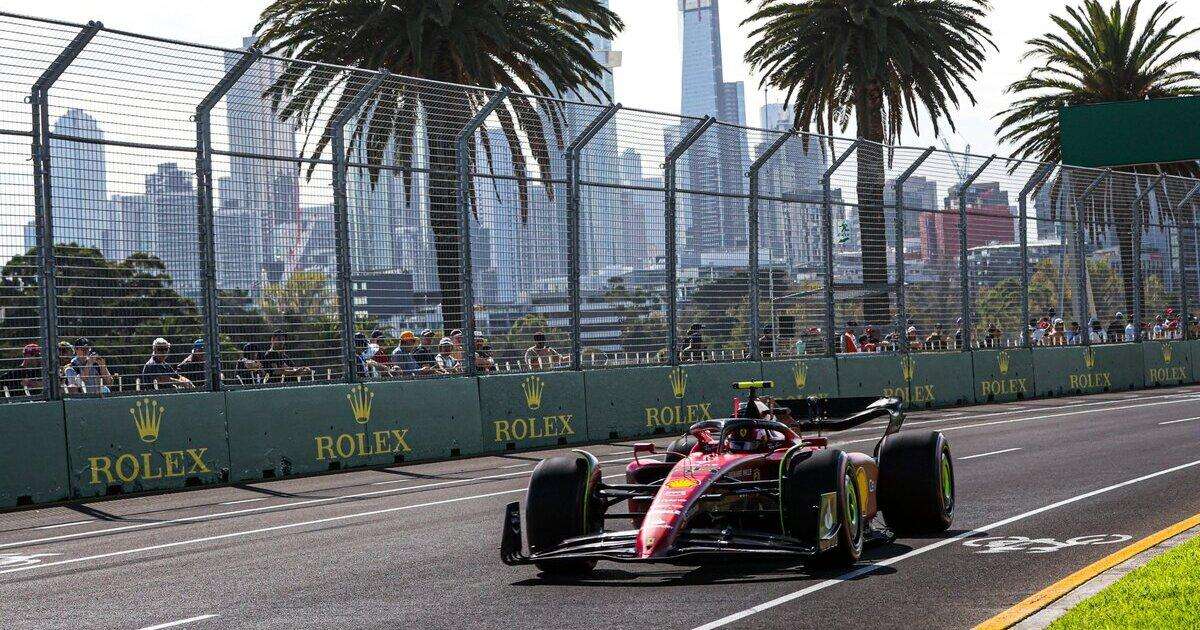 Carlos Sainz lidera la primera  sesión de entrenamientos libres en Australia