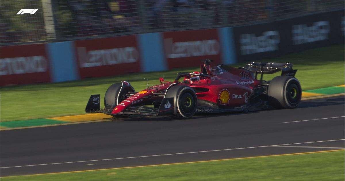 Charles Leclerc se impone sin problemas frente a un Red Bull con problemas