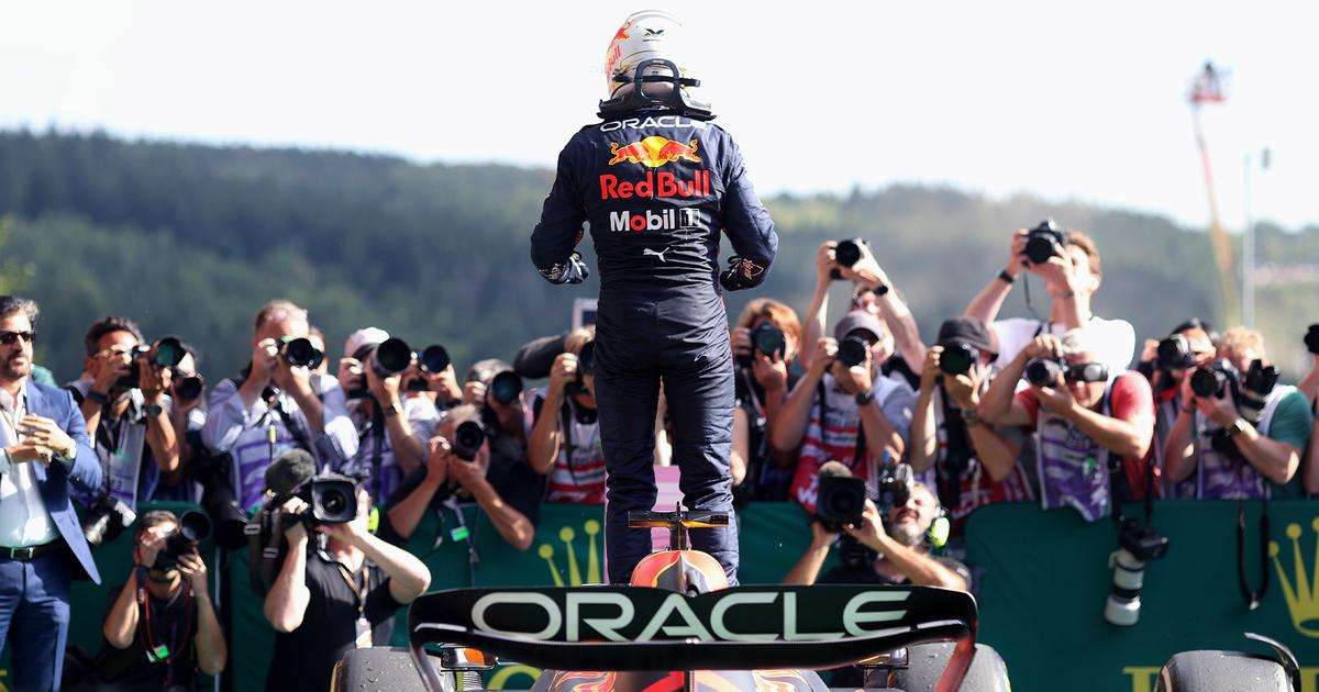 Épica remontada de Max Verstappen y doblete de Red Bull en Bélgica