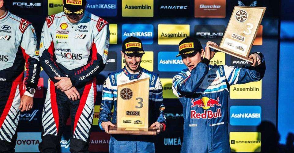 Adrien Fourmaux consigue su primer podio en Suecia