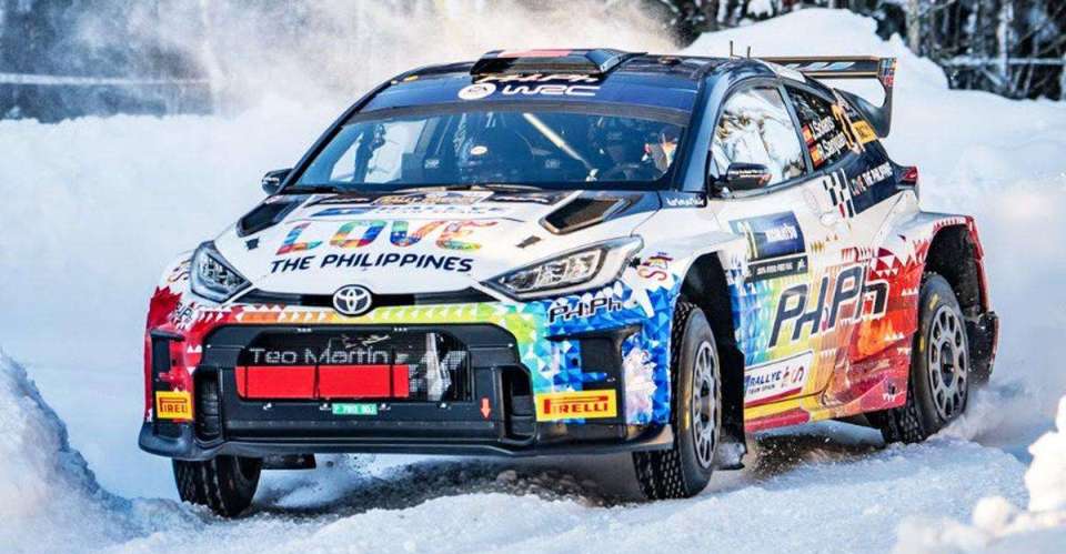 Jan Solans y Rodrigo Sanjuán demuestran un alto ritmo en el Rallye de Suecia