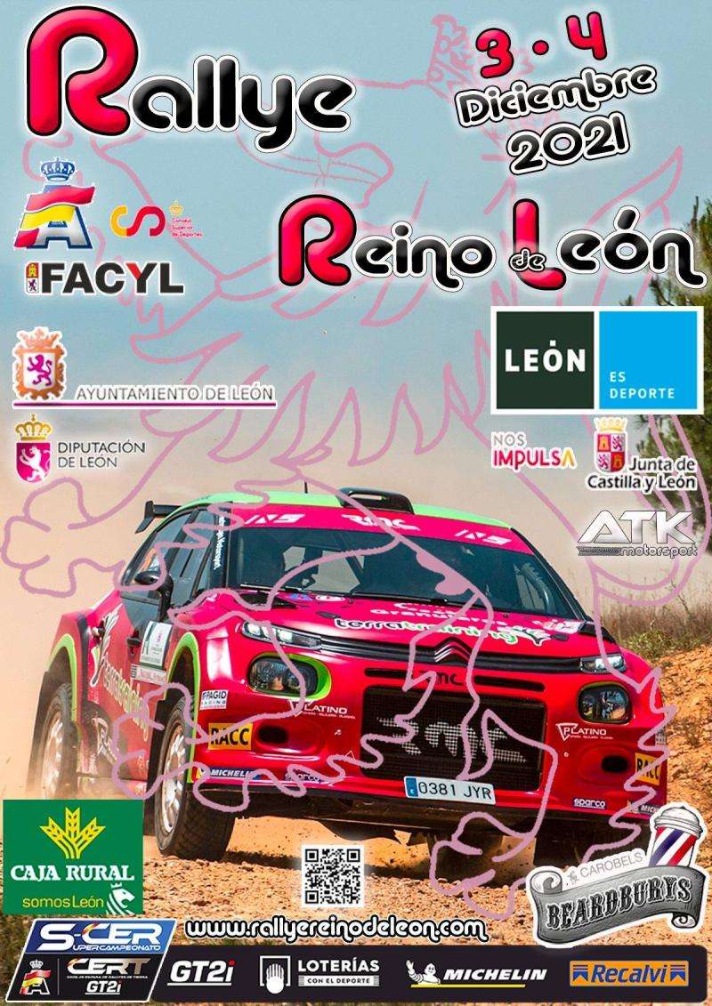 cartel del Rallye Reino de León 2021