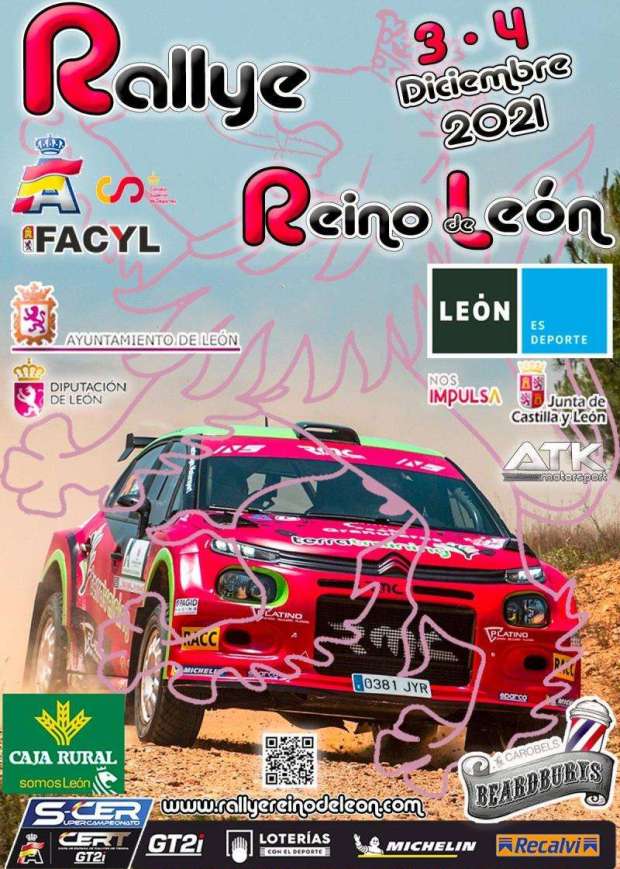 cartel del Rallye Reino de León 2021